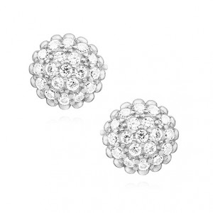 Cercei argint cu pietre DiAmanti Z1503E-DIA (Argint 925‰ 2,1 g.)